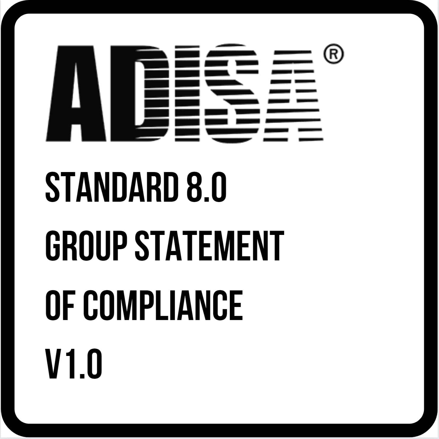 Standard 8.0 Group Statement Of Compliance v1.0.